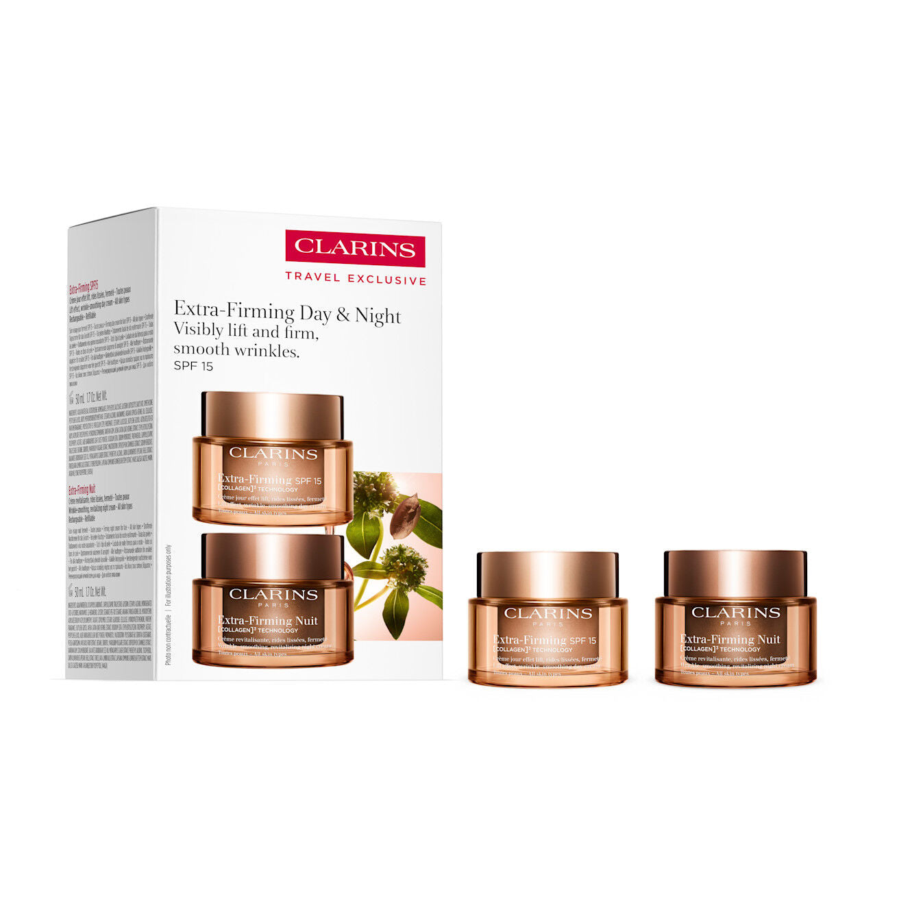 Clarins double set exclusive day & night cream