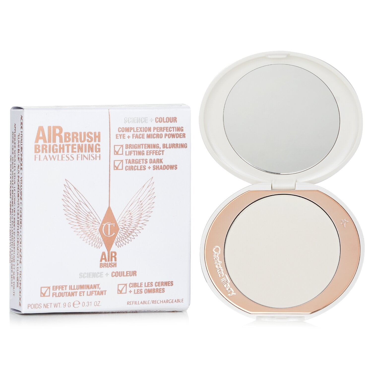 Charlotte tilbury airbrush brightening finishing powder